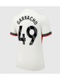 Billige Chelsea Alejandro Garnacho #49 Bortedrakt Dame 2025-26 Kortermet